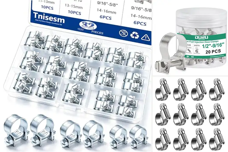 Detailed view of Best 5/16 Fuel Hose Clamps – Secure, Leak-Free Grip