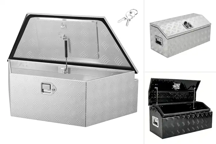 Detailed view of Best Aluminum Trailer Tongue Tool Boxes