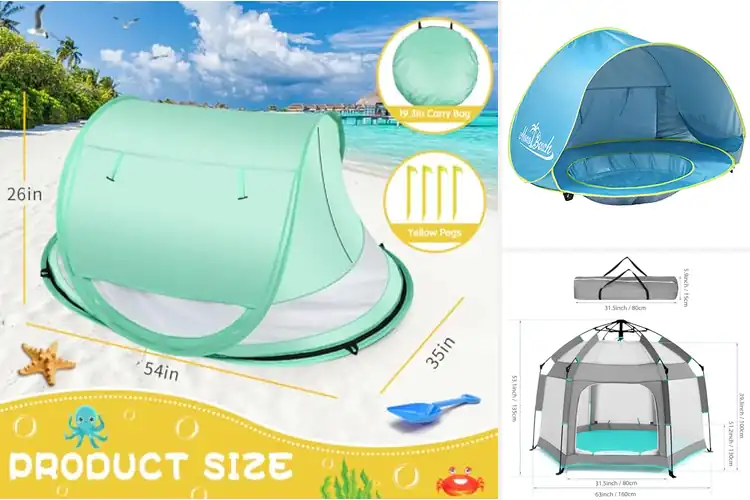 Detailed view of Best Baby Travel Tents