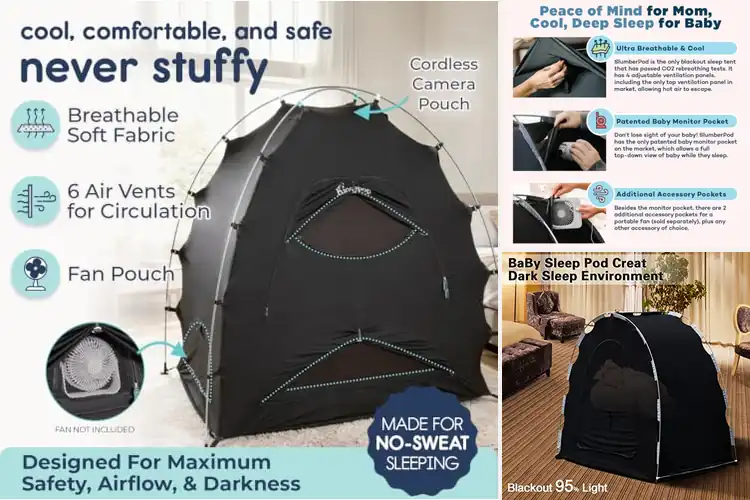 Detailed view of Best Blackout Baby Tents: Sleep Soundly Anywhere