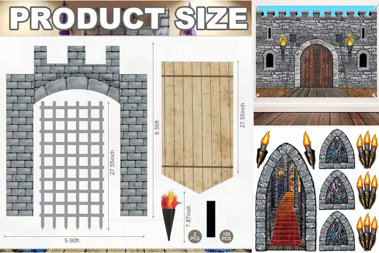 Detailed view of Best Castle Decorations