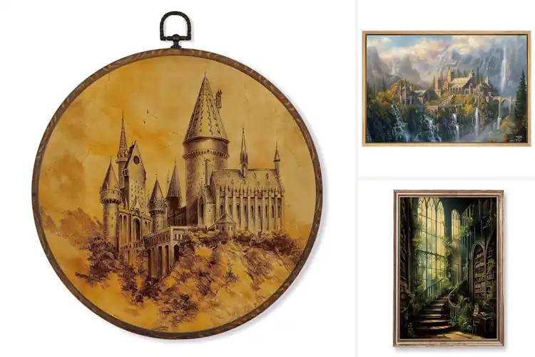 Detailed view of Best Castle Paintings