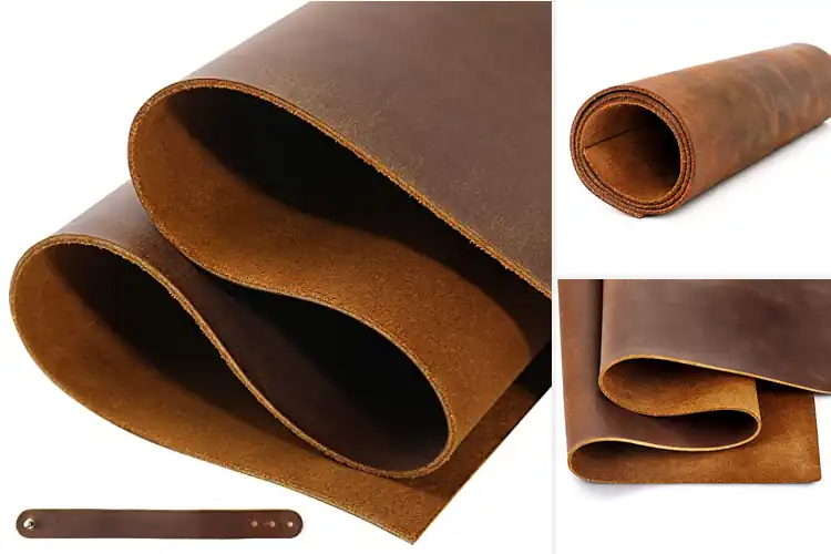 Detailed view of Best Cowhide Leather Sheets for Premium Crafting