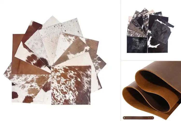 Detailed view of Best Cowhide Leather Squares