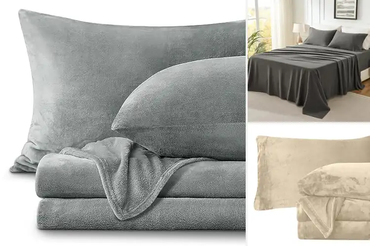 Detailed view of Best Deep Pocket Fleece Sheets
