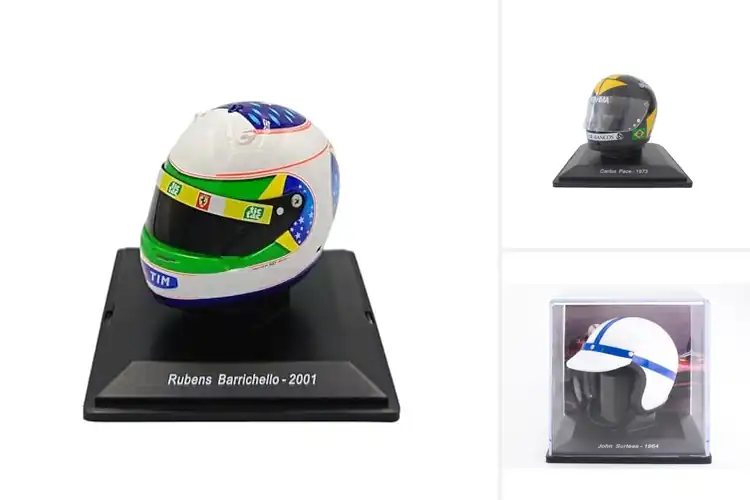 Detailed view of Best Ferrari F1 Pilot Helmets