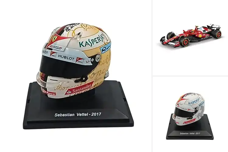 Detailed view of Best Ferrari Formula 1 Helmet Replicas