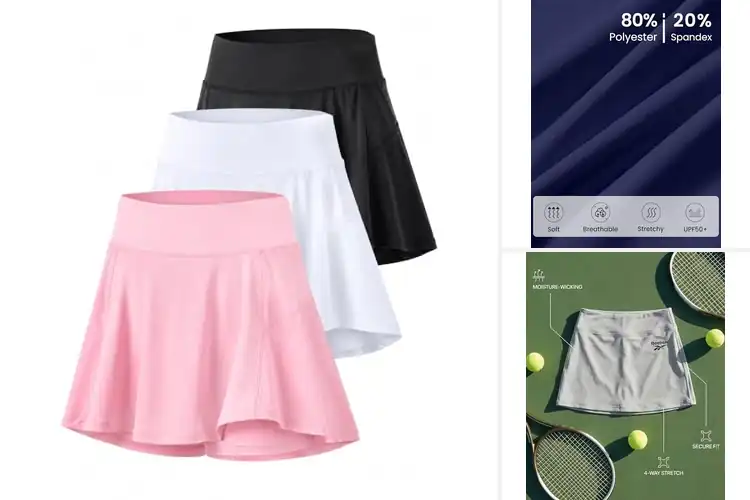 Detailed view of Best Girls Golf Skorts: Top 10 Picks for Comfort & Style