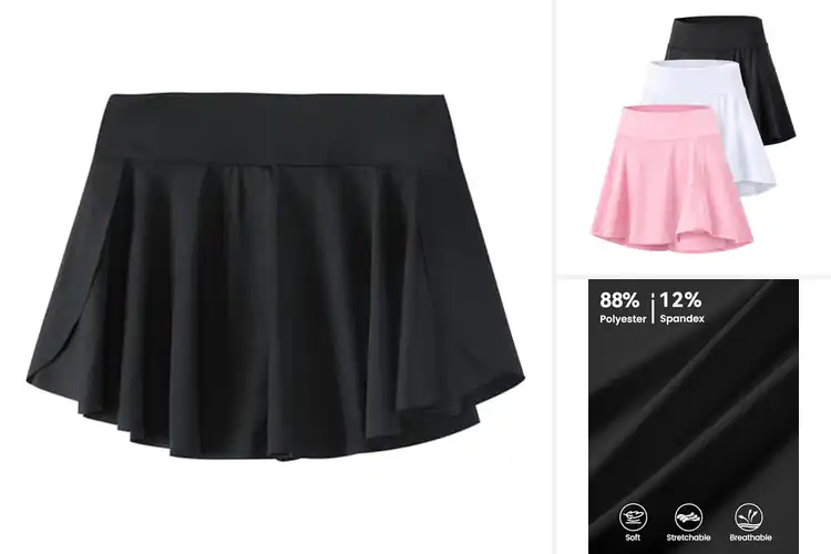 Detailed view of Best Girls Tennis Skorts: Top 10 Comfy Picks