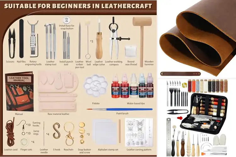 Detailed view of Best Leather Crafts: Top Tools & Kits Guide