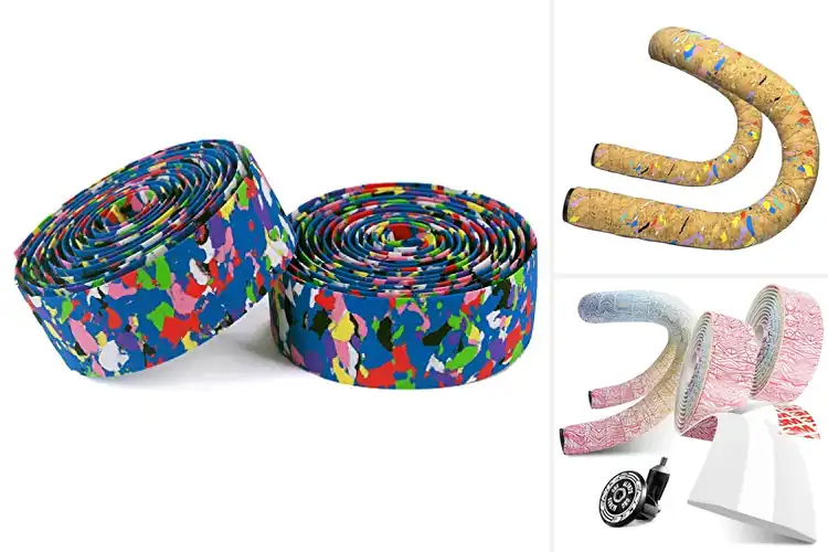 Detailed view of Best Multicolored Handlebar Tapes