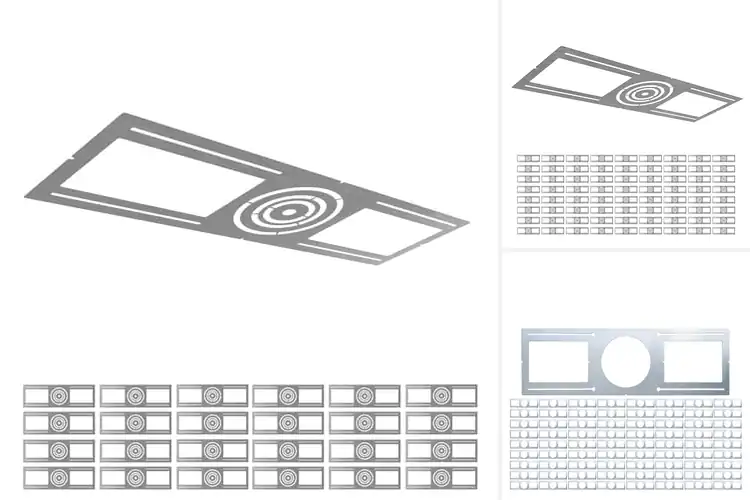 Detailed view of Best New Construction LED Downlight Mounting Plates