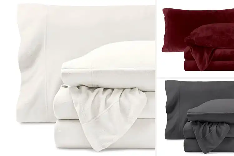 Detailed view of Best No Pilling Fleece Sheets