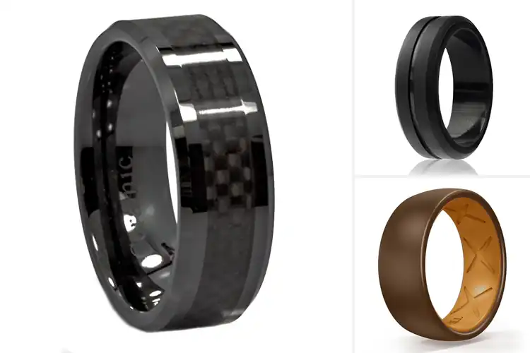 Detailed view of Best Non-Conductive Wedding Bands: Safe, Stylish & Durable
