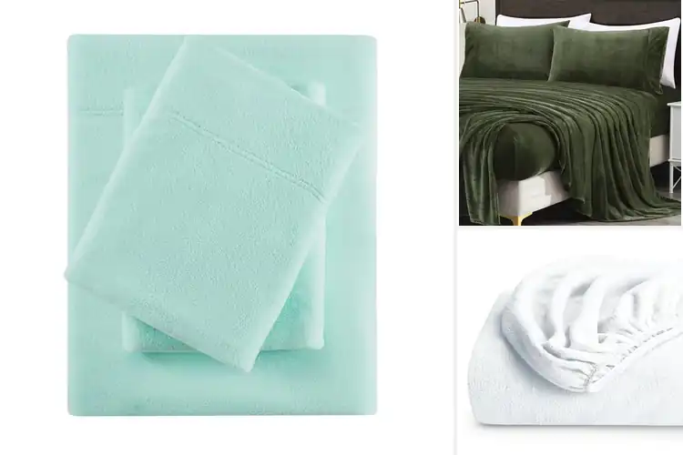 Detailed view of Best Oeko-Tex Certified Fleece Sheets