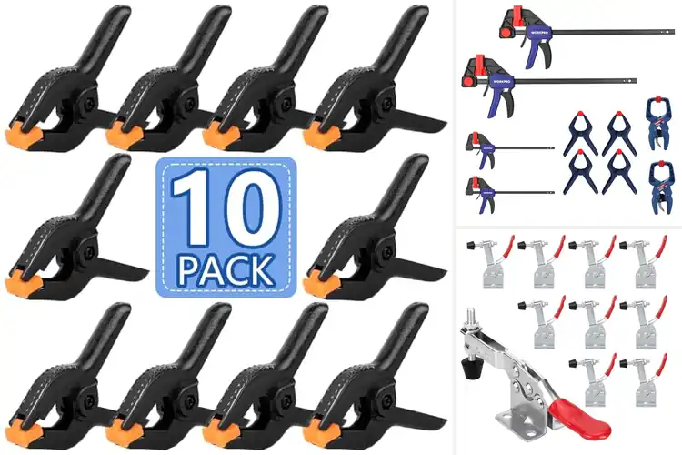 Detailed view of Best Pack Of Ten Clamps for DIY Success