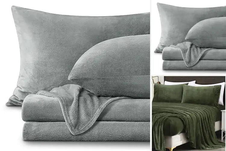 Detailed view of Best Plush Fleece Sheets