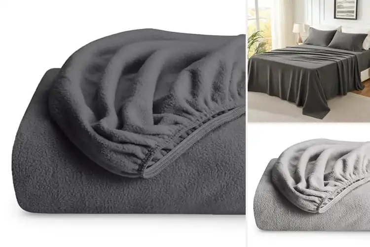 Detailed view of Best Polar Fleece Fitted Sheets