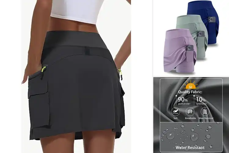 Detailed view of Best Quick Dry Skorts