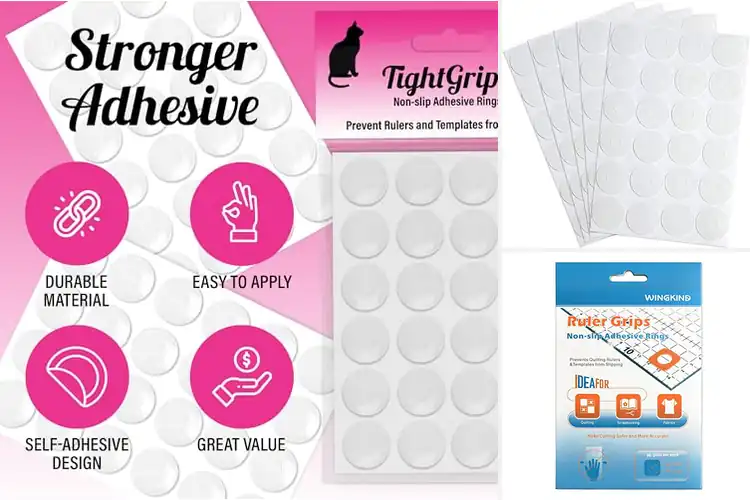 Detailed view of Best Quilting Template Grips