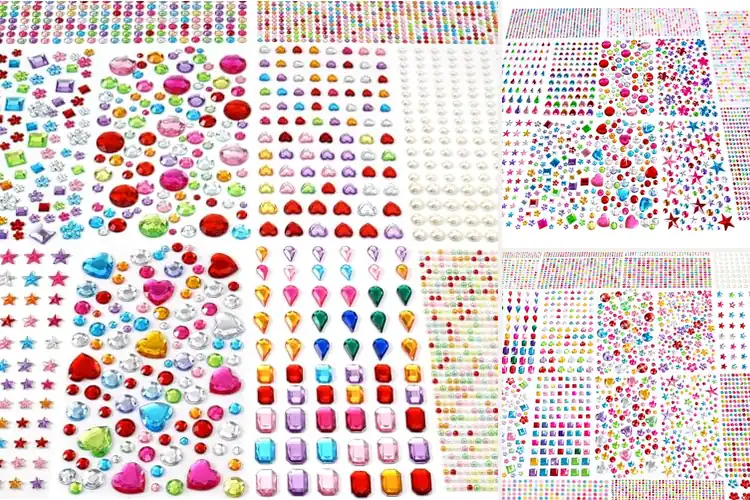 Detailed view of Best Rhinestone Stickers: 10 Picks for Instant Shine