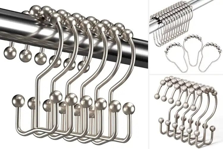 Detailed view of Best Rust Proof Shower Curtain Hooks