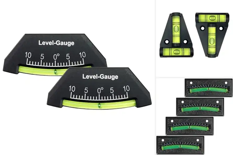 Detailed view of Best RV Leveling Gauges