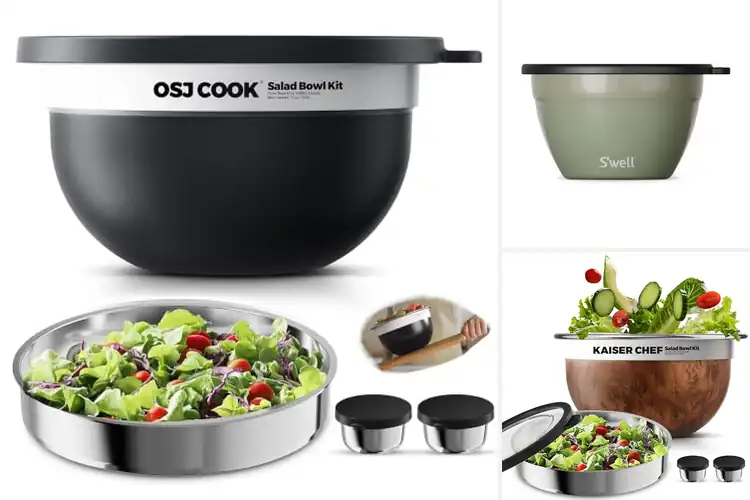 Detailed view of Best Salad Bowl Kits With Lids