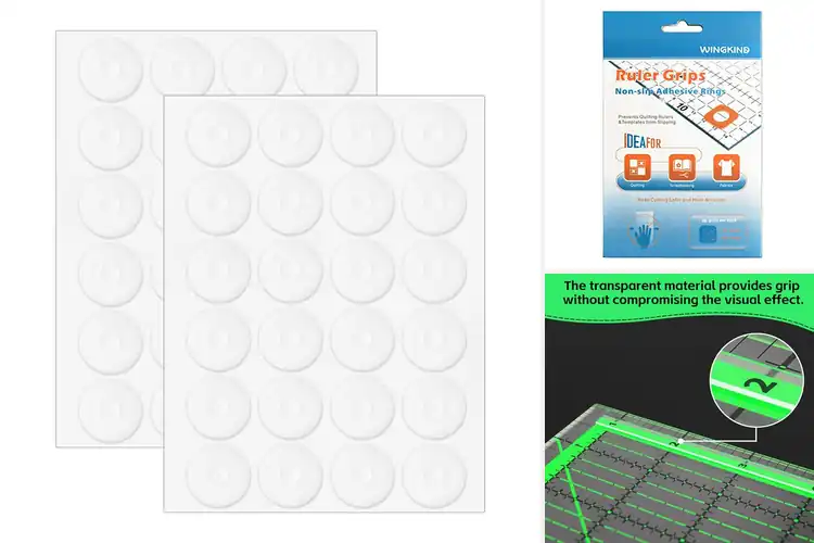 Detailed view of Best Semi-Transparent Quilting Grips