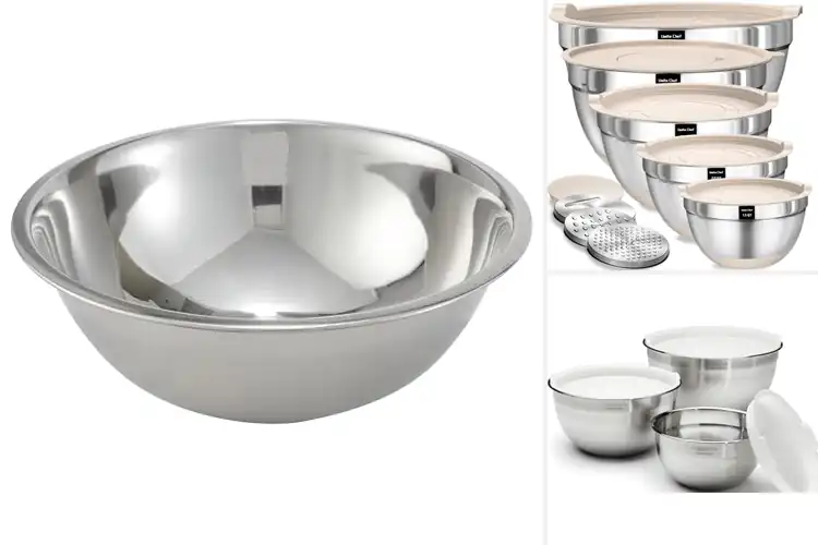 Detailed view of Best Stainless Steel Salad Bowls
