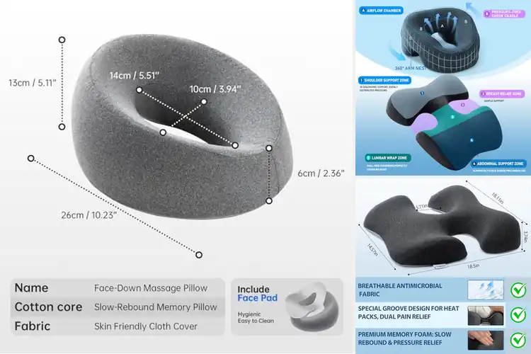 Detailed view of Best Support Pillows For Massage