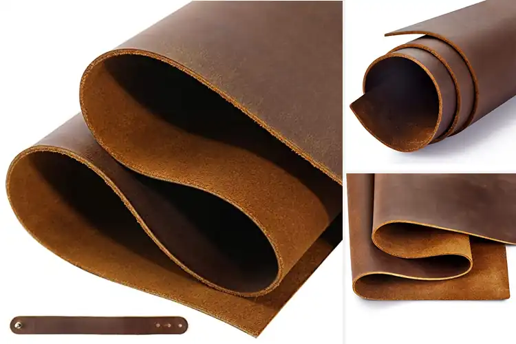 Detailed view of Best Thick Cowhide Leather Sheets
