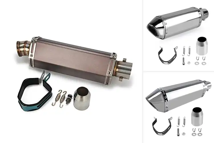 Detailed view of Best Universal Motorcycle Exhausts: Enhance Sound & Style