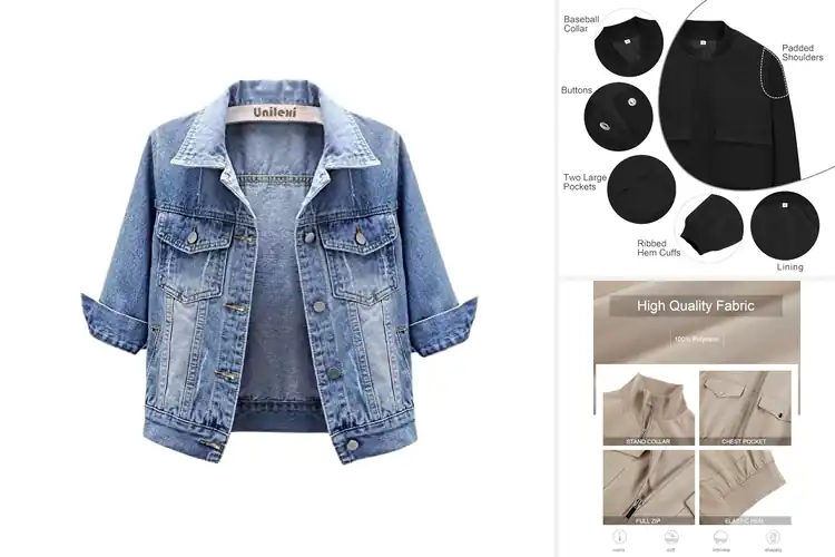 Detailed view of Best Women’s Cropped Jackets: 10 Chic Picks You’ll Love